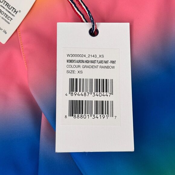 Perfect Moment Pants Womens XS Aurora High Waist Flare Ombre Rainbow Ski Snow - Picture 12 of 14